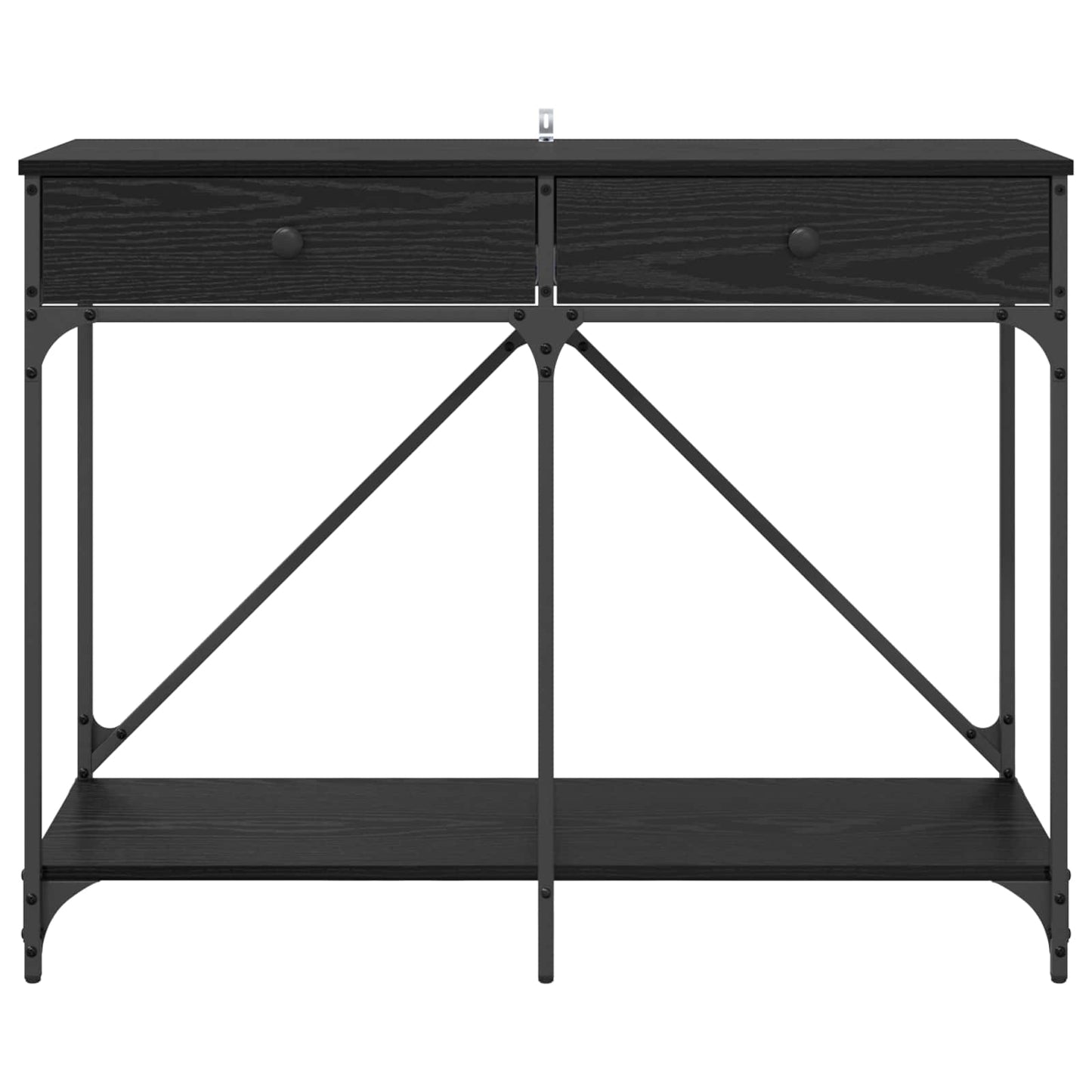 Konsolbord Sort eg 100 x 39 x 78,5 cm Konstrueret træ