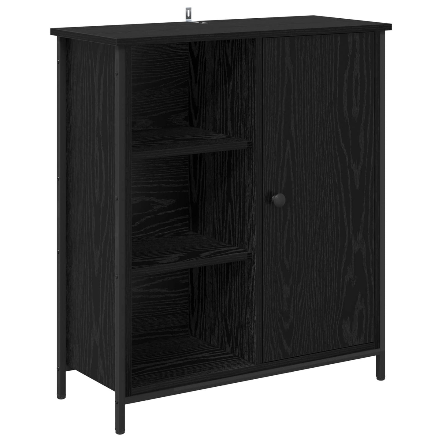 Sideboard Sort eg 70 x 30 x 80 cm Konstrueret træ