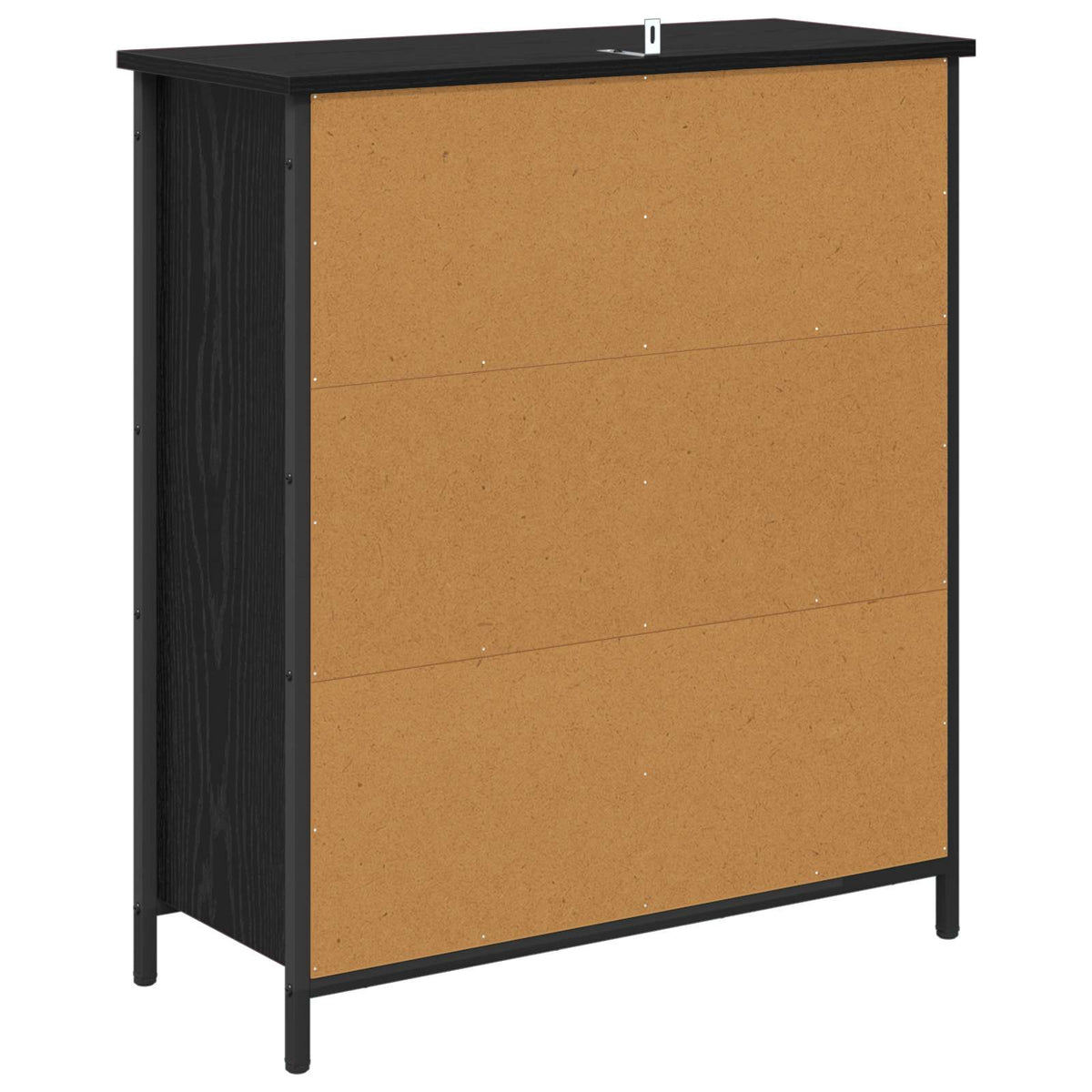 Sideboard Sort eg 70 x 30 x 80 cm Konstrueret træ
