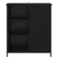 Sideboard Sort eg 70 x 30 x 80 cm Konstrueret træ