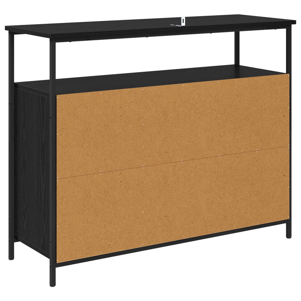 Sideboard Sort eg 100 x 35 x 80 cm Konstrueret træ