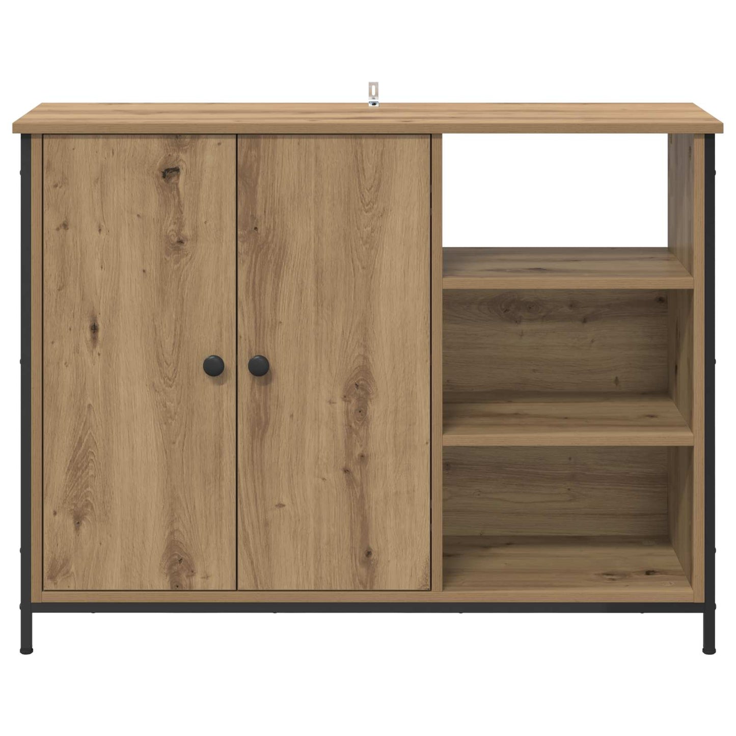 Sideboard Artisan Egetræ 100 x 33 x 75 cm Konstrueret træ