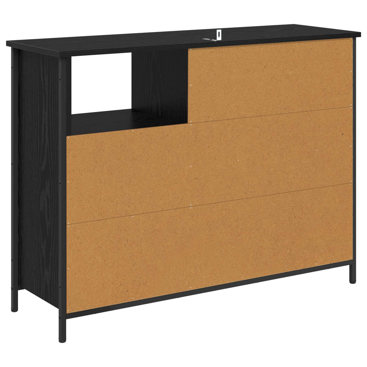 Sideboard Sort eg 100 x 33 x 75 cm Konstrueret træ