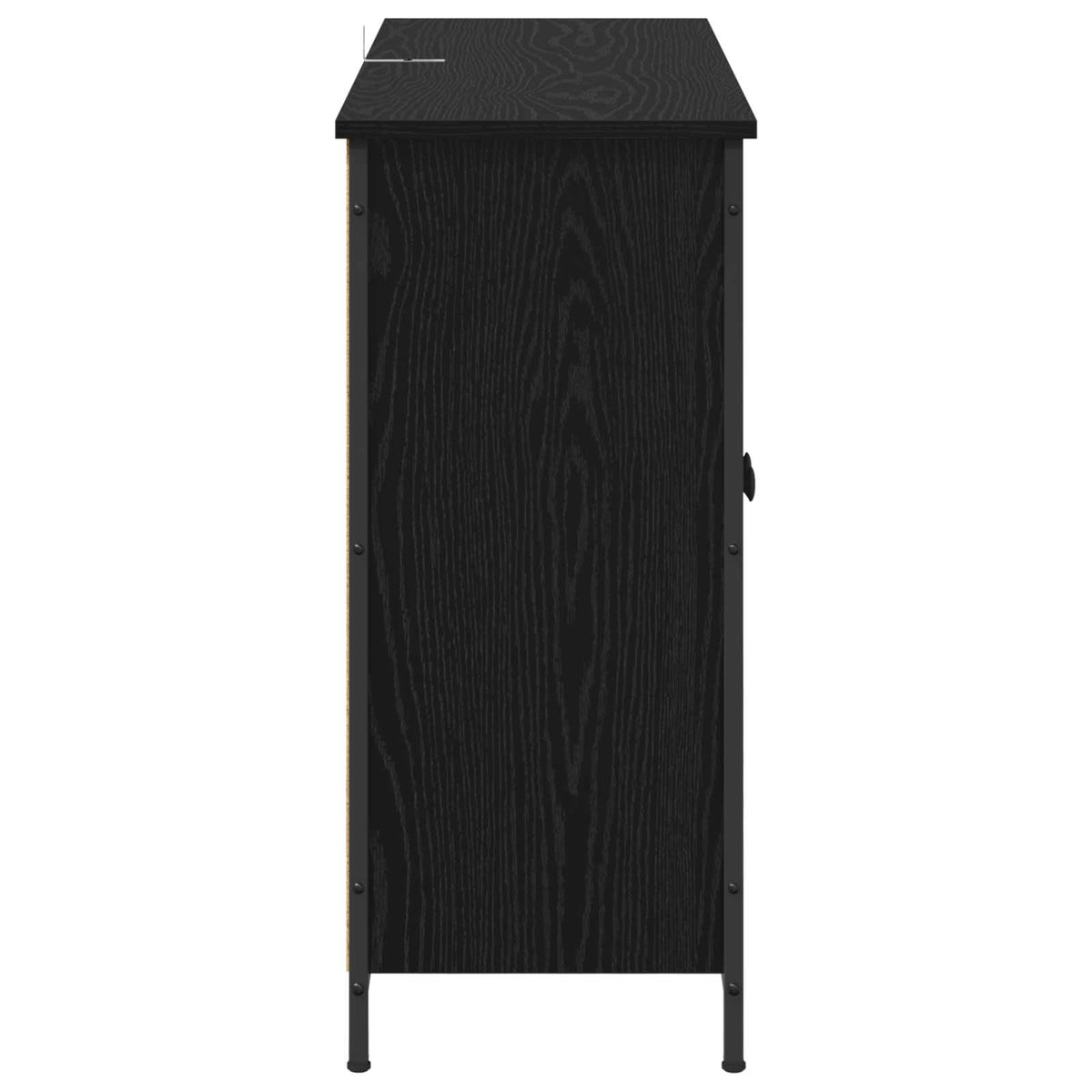 Sideboard Sort eg 100 x 33 x 75 cm Konstrueret træ