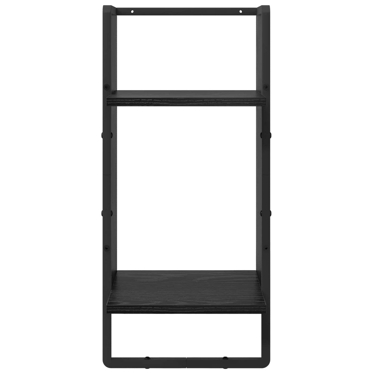 Væghyldesæt 4 stk. Sort eg 65 x 25 x 30 cm Konstrueret træ