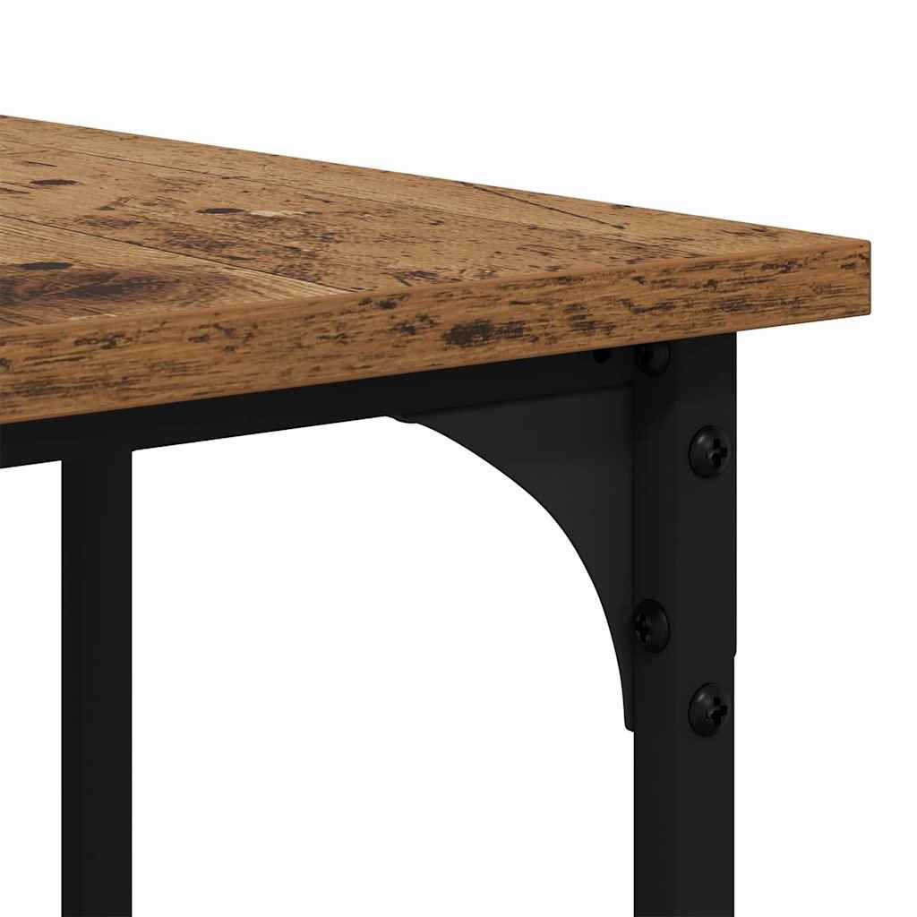 Bord Gammelt træ 139 x 139 x 75 cm Konstrueret træ