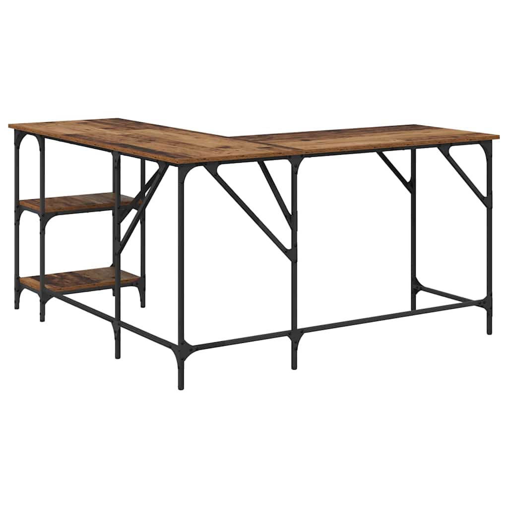 Bord Gammelt træ 139 x 139 x 75 cm Konstrueret træ