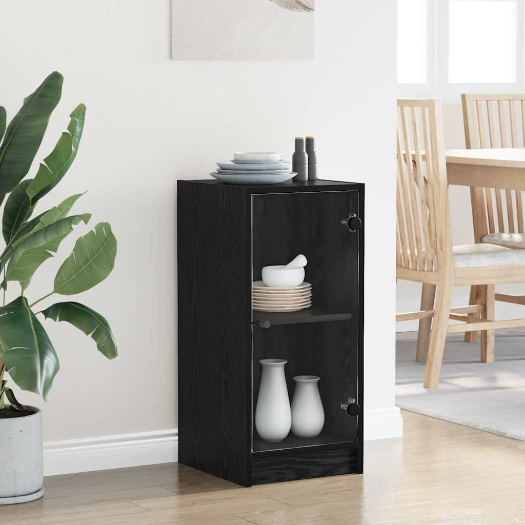 Sideboard Sort eg 35 x 37 x 76 cm Konstrueret træ