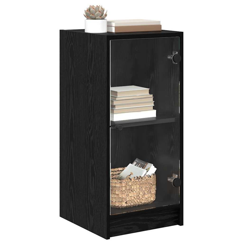 Sideboard Sort eg 35 x 37 x 76 cm Konstrueret træ