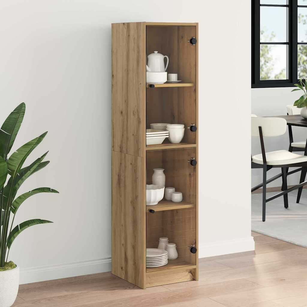 Highboard Artisan Egetræ 35 x 37 x 142 cm Konstrueret træ