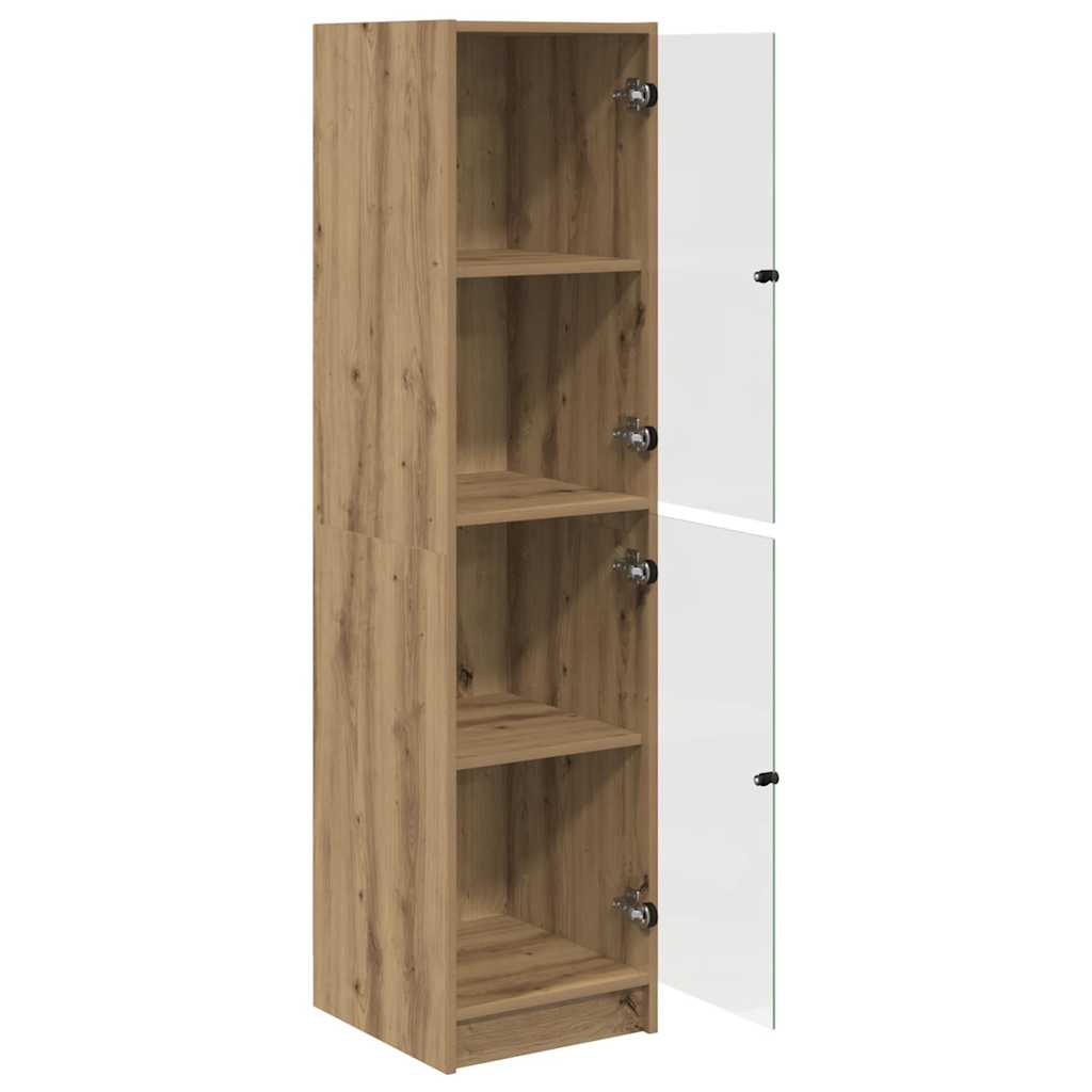 Highboard Artisan Egetræ 35 x 37 x 142 cm Konstrueret træ