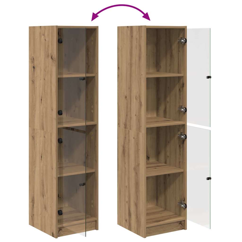 Highboard Artisan Egetræ 35 x 37 x 142 cm Konstrueret træ