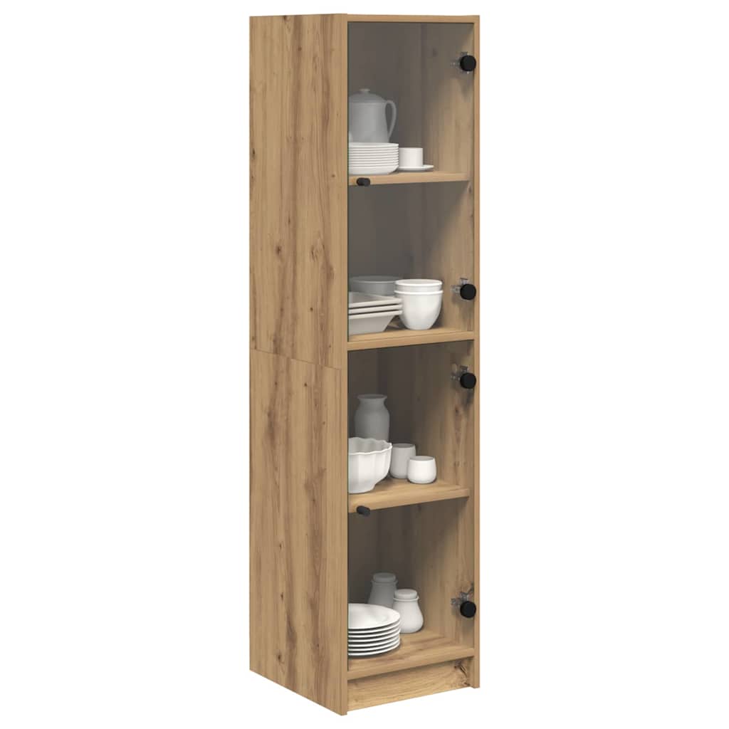 Highboard Artisan Egetræ 35 x 37 x 142 cm Konstrueret træ