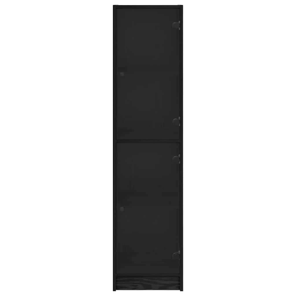 Highboard Sort eg 35 x 37 x 142 cm Konstrueret træ