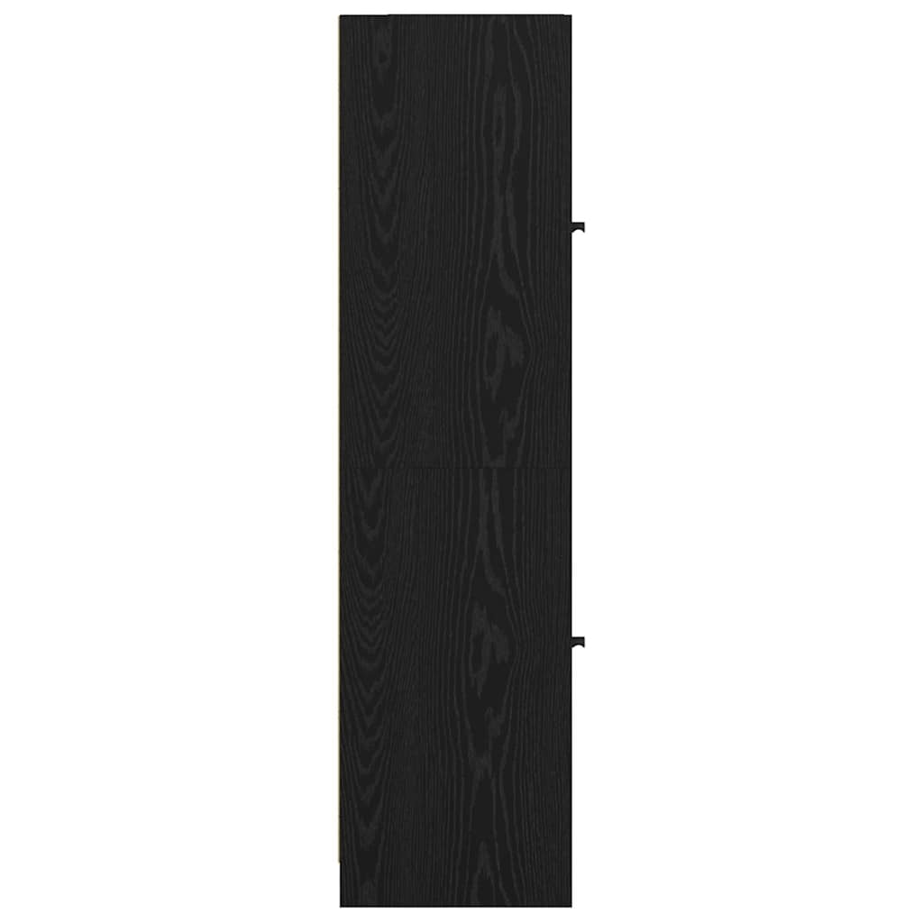 Highboard Sort eg 35 x 37 x 142 cm Konstrueret træ