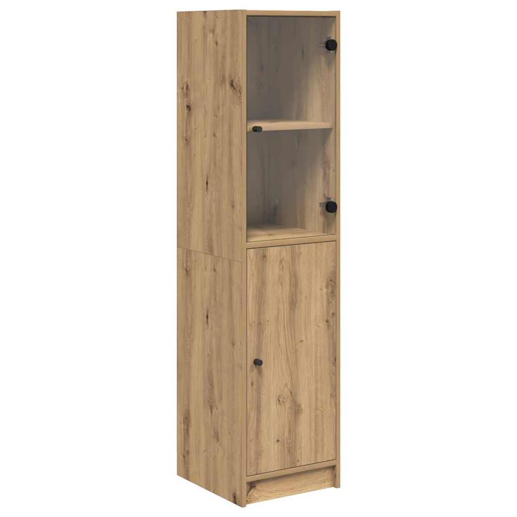 Highboard Artisan Egetræ 35 x 37 x 142 cm Konstrueret træ