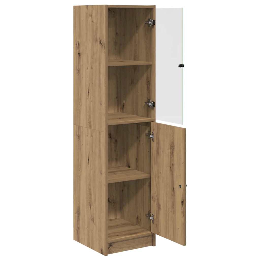 Highboard Artisan Egetræ 35 x 37 x 142 cm Konstrueret træ