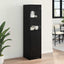 Highboard Sort eg 35 x 37 x 142 cm Konstrueret træ