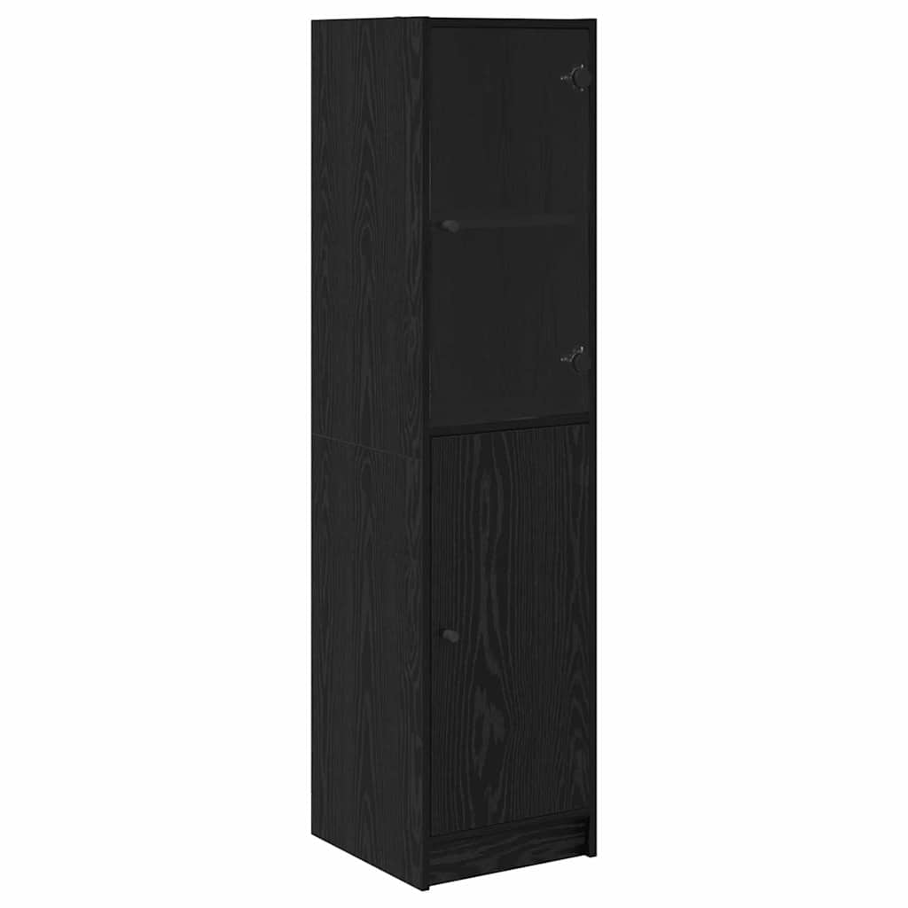 Highboard Sort eg 35 x 37 x 142 cm Konstrueret træ