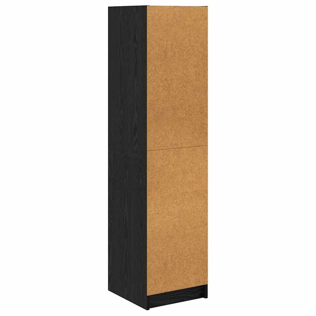 Highboard Sort eg 35 x 37 x 142 cm Konstrueret træ