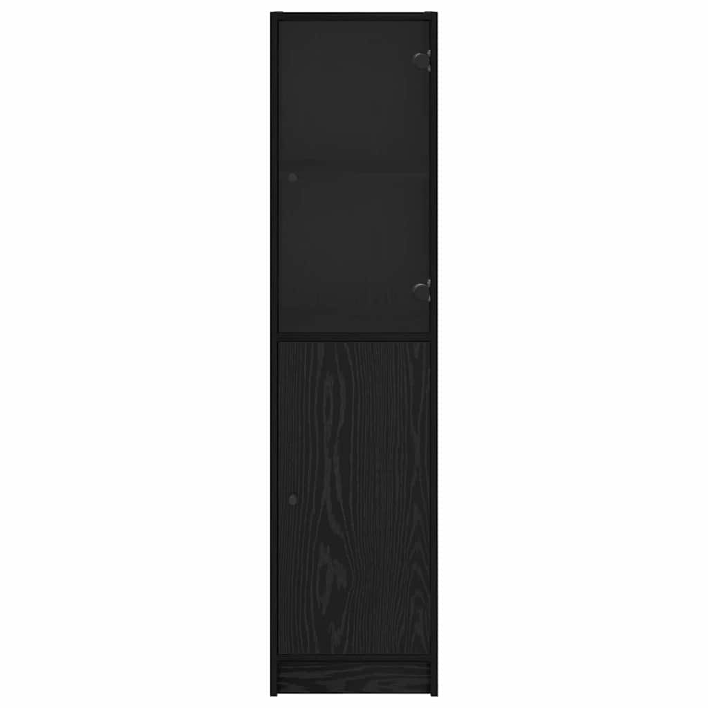 Highboard Sort eg 35 x 37 x 142 cm Konstrueret træ