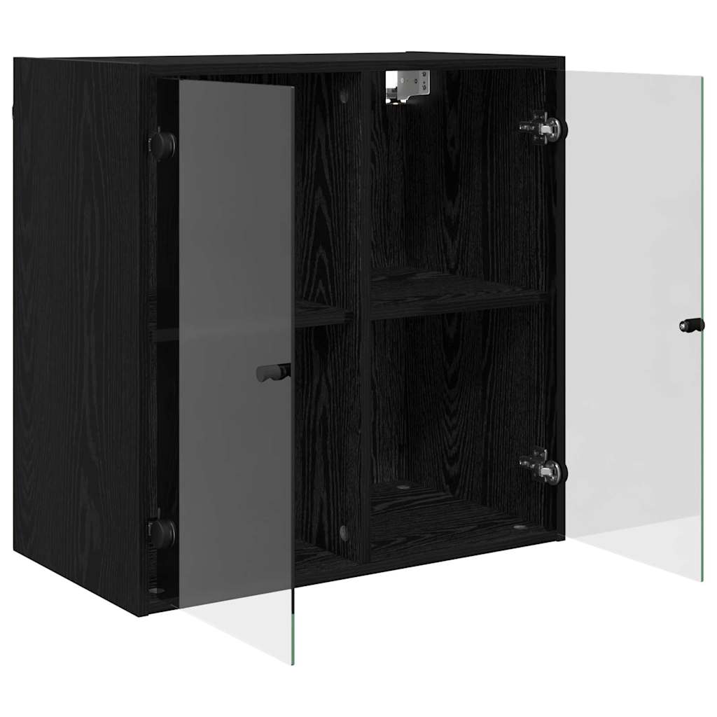 Vægskab 68 x 37 x 68,5 cm Konstrueret træ Sort eg