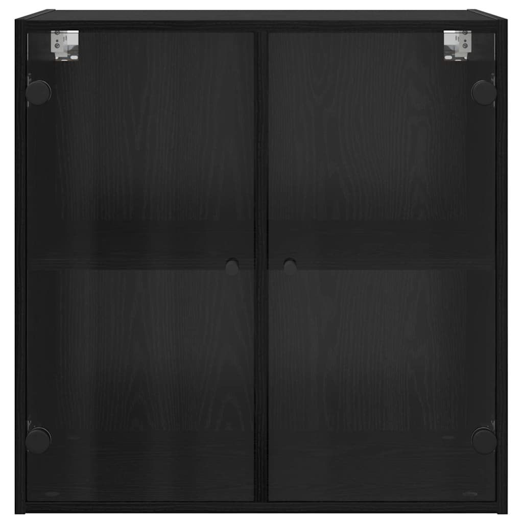 Vægskab 68 x 37 x 68,5 cm Konstrueret træ Sort eg