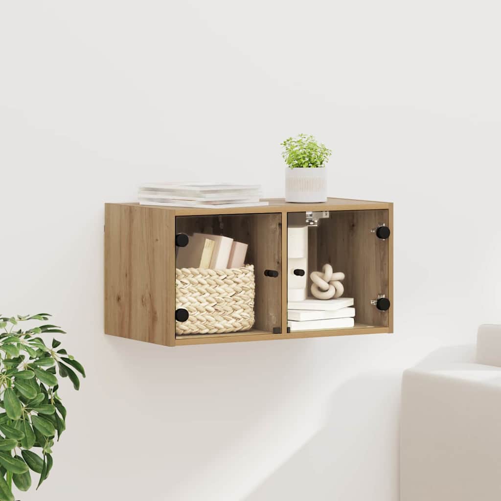 Vægskab 68 x 37 x 35 cm Konstrueret træ Artisan Egetræ