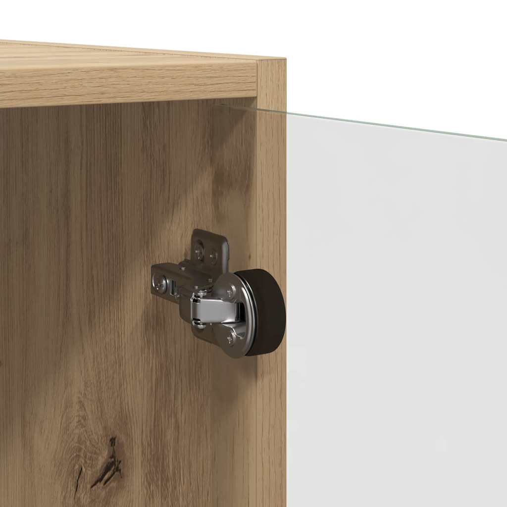 Vægskab 102 x 37 x 35 cm Konstrueret træ Artisan Egetræ