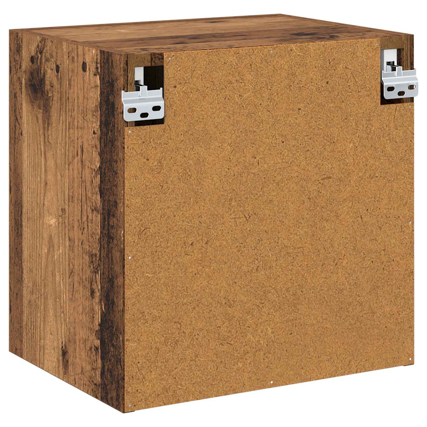 TV vægskab 40,5x30x40cm Gammelt træ Konstrueret træ