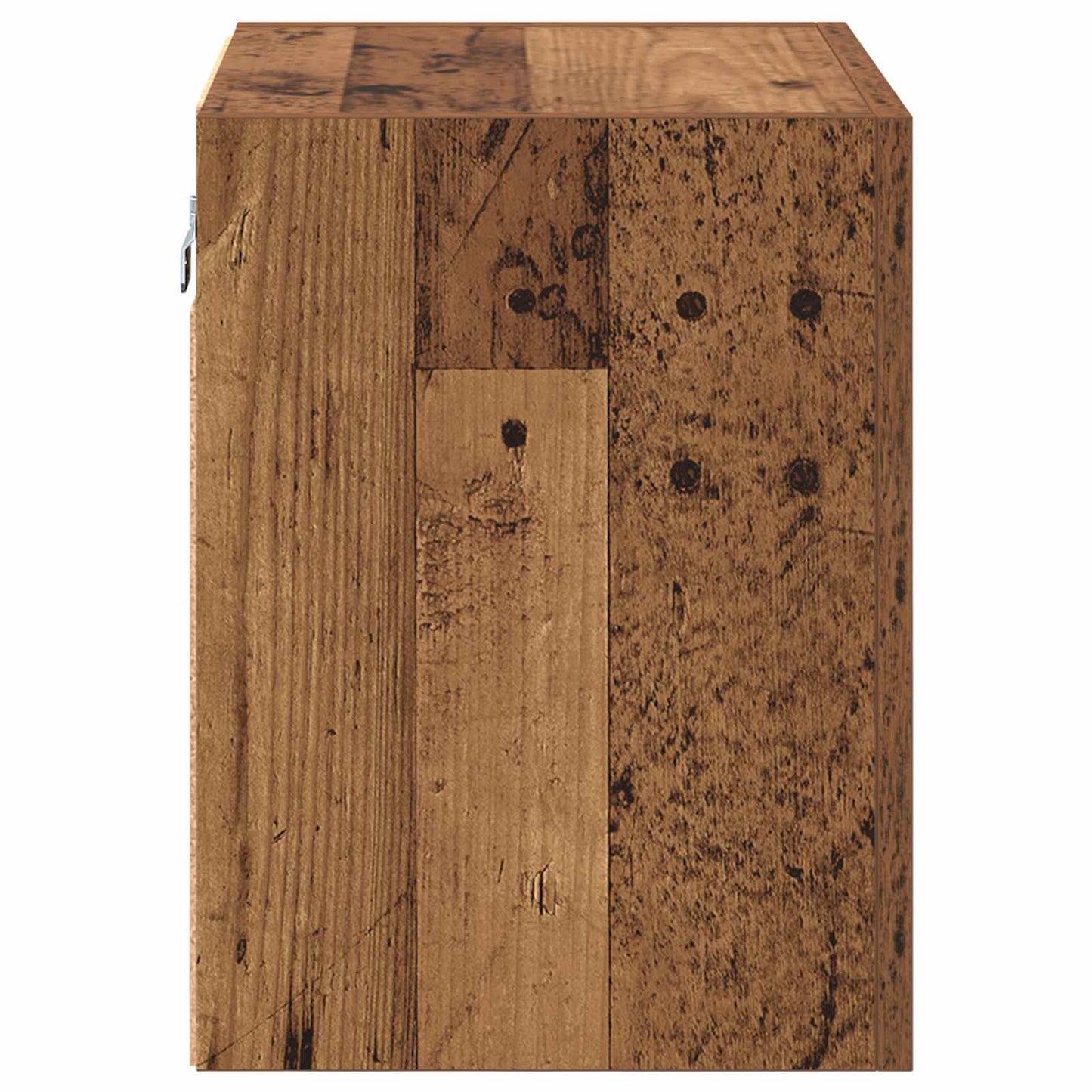 TV vægskab 40,5x30x40cm Gammelt træ Konstrueret træ