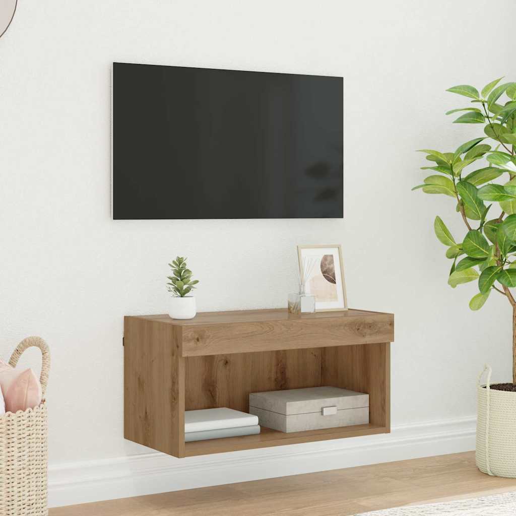 TV-møbelsæt 60 x 30 x 30 cm Artisan Egetræ Konstrueret træ