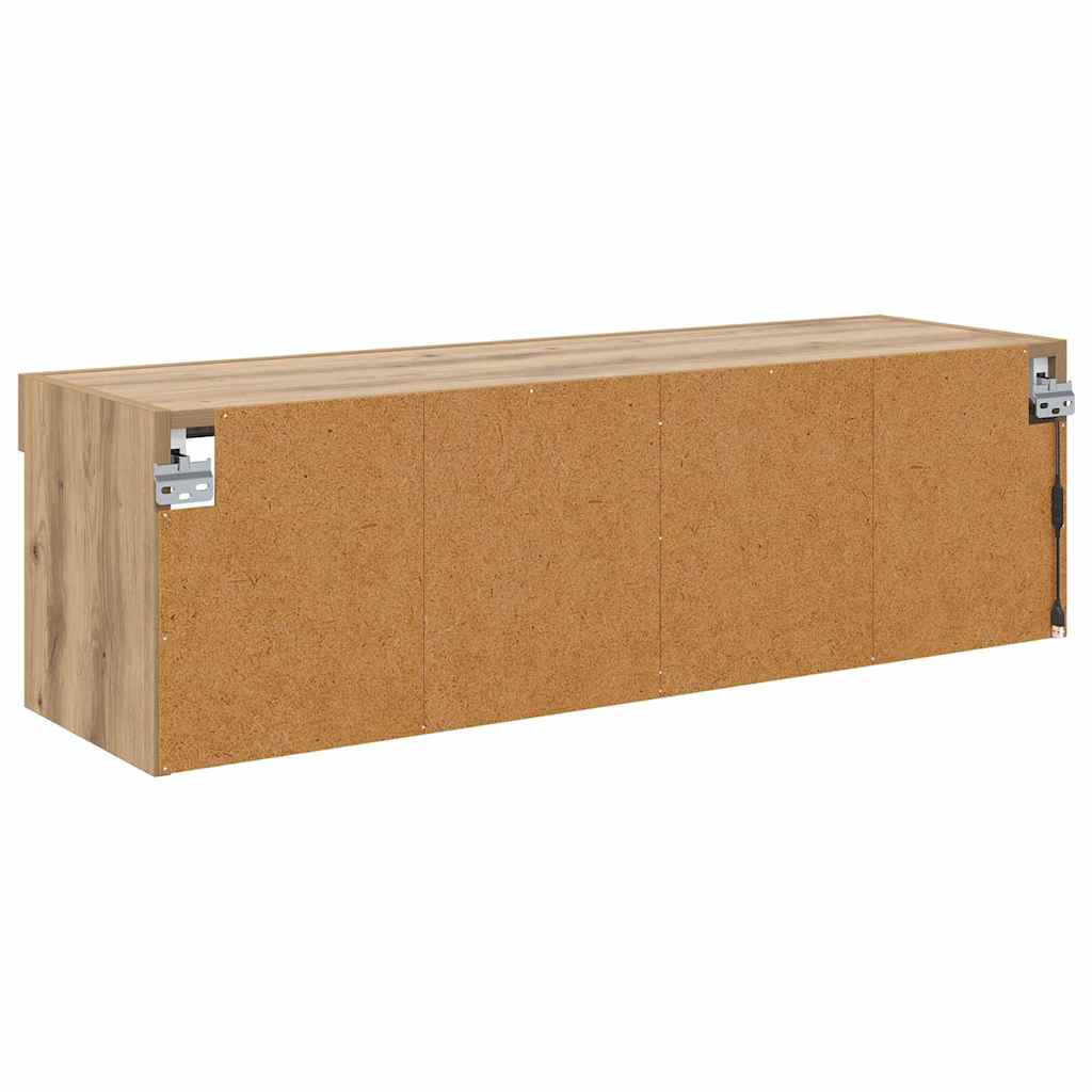 TV vægskab 100 x 30 x 30 cm Artisan Egetræ Konstrueret træ