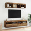 TV vægskab 80 x 30 x 40 cm Gammelt træ Konstrueret træ