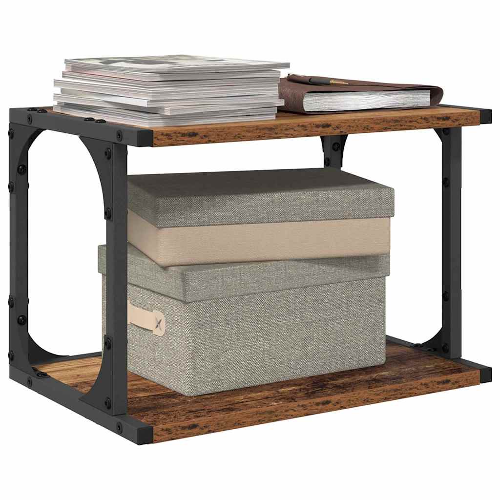 Printerstand Gammelt træ 41 x 28 x 33,5 cm Konstrueret træ