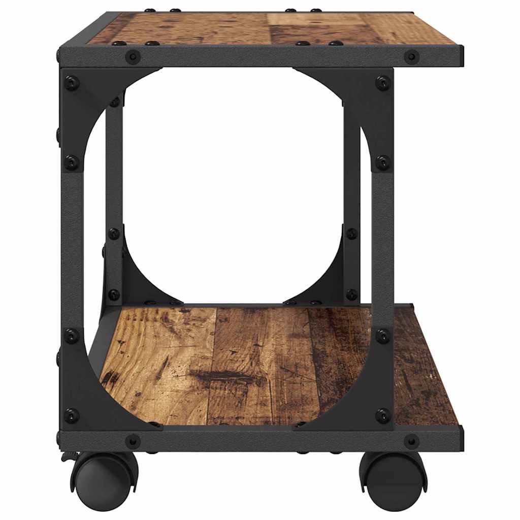 Printerstand Gammelt træ 41 x 28 x 33,5 cm Konstrueret træ