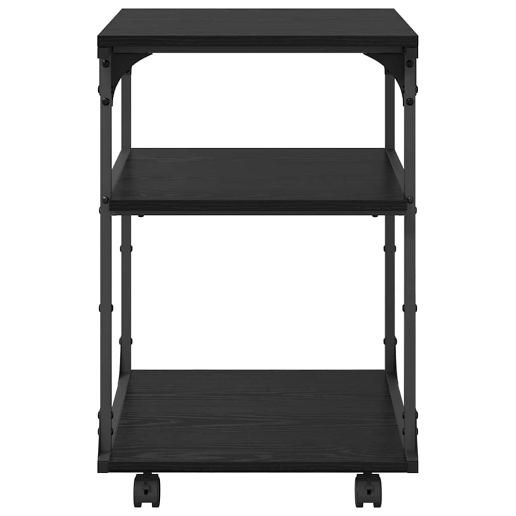 Printerstand Sort eg 43 x 48 x 64 cm Konstrueret træ