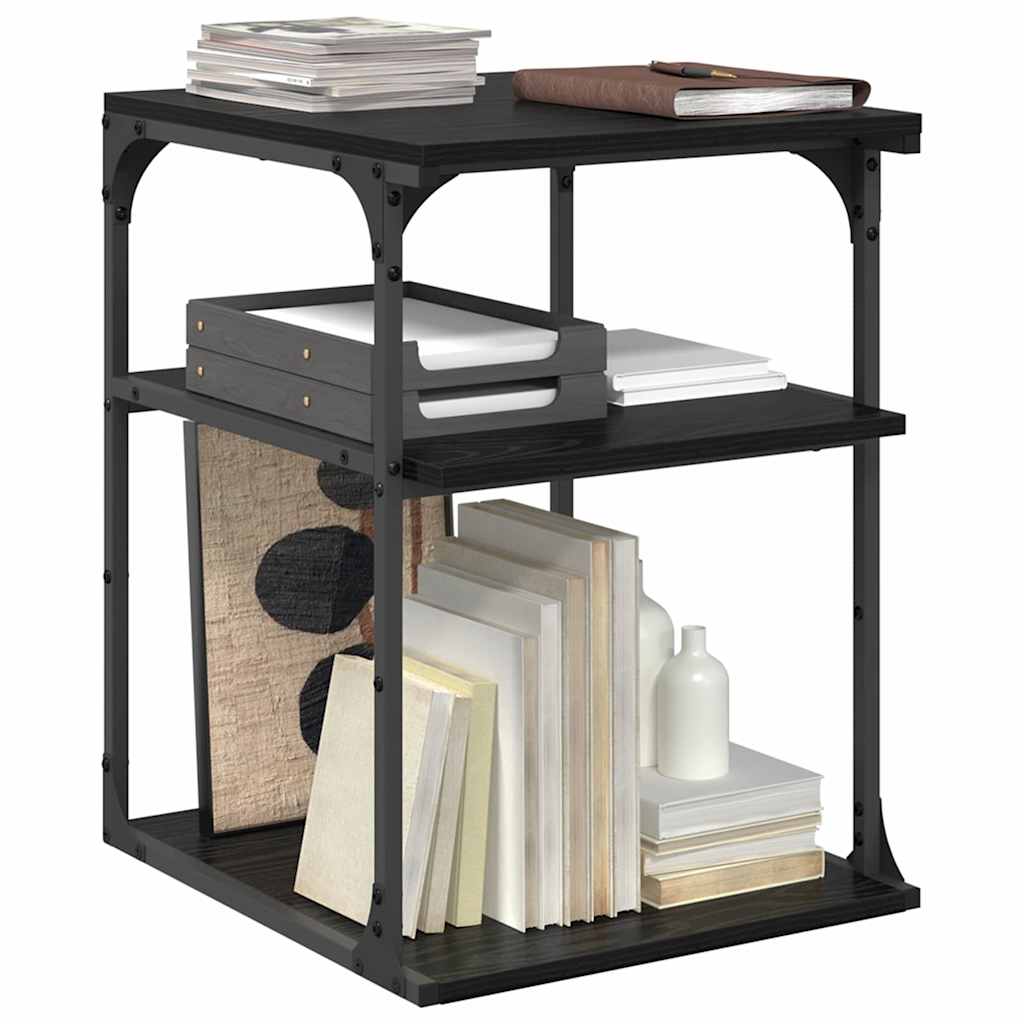 Printerstand Sort eg 43 x 48 x 64 cm Konstrueret træ