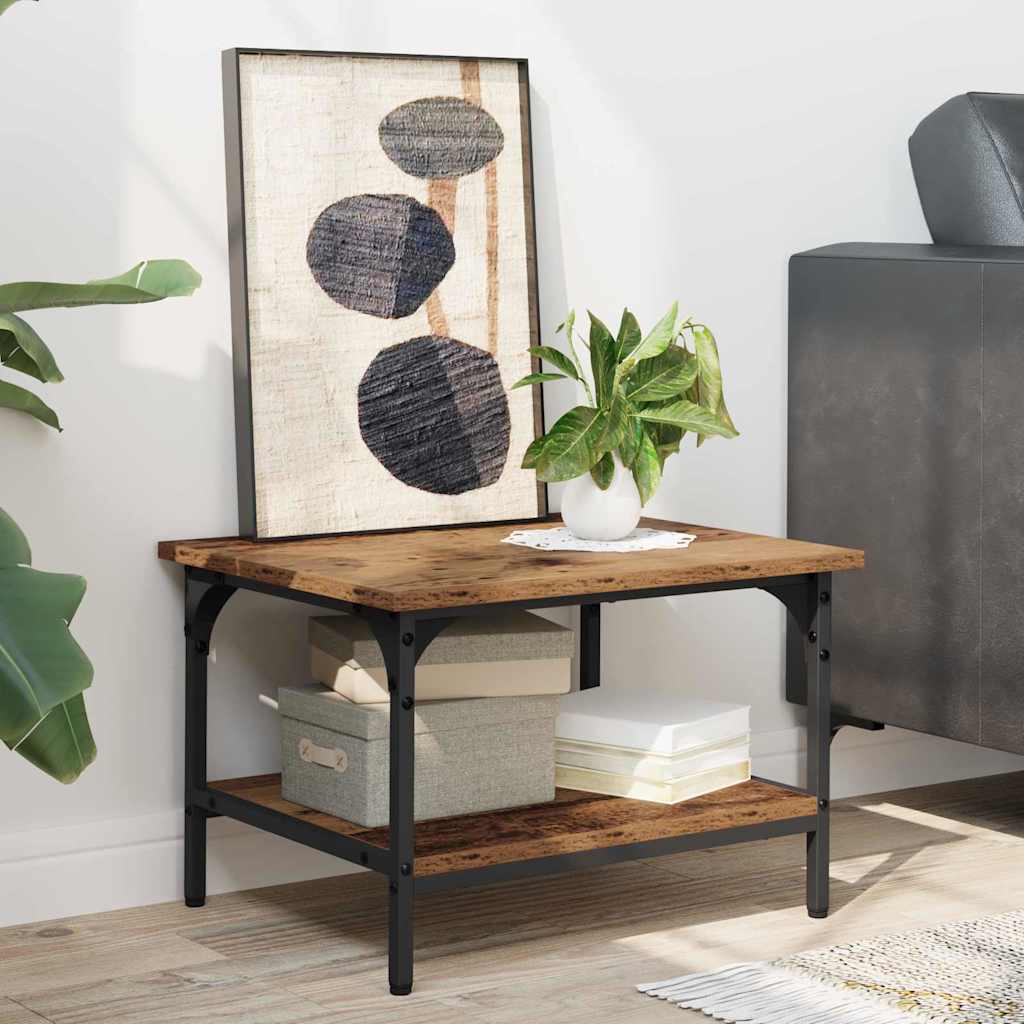 Printerstand Gammelt træ 50 x 40 x 38 cm Konstrueret træ