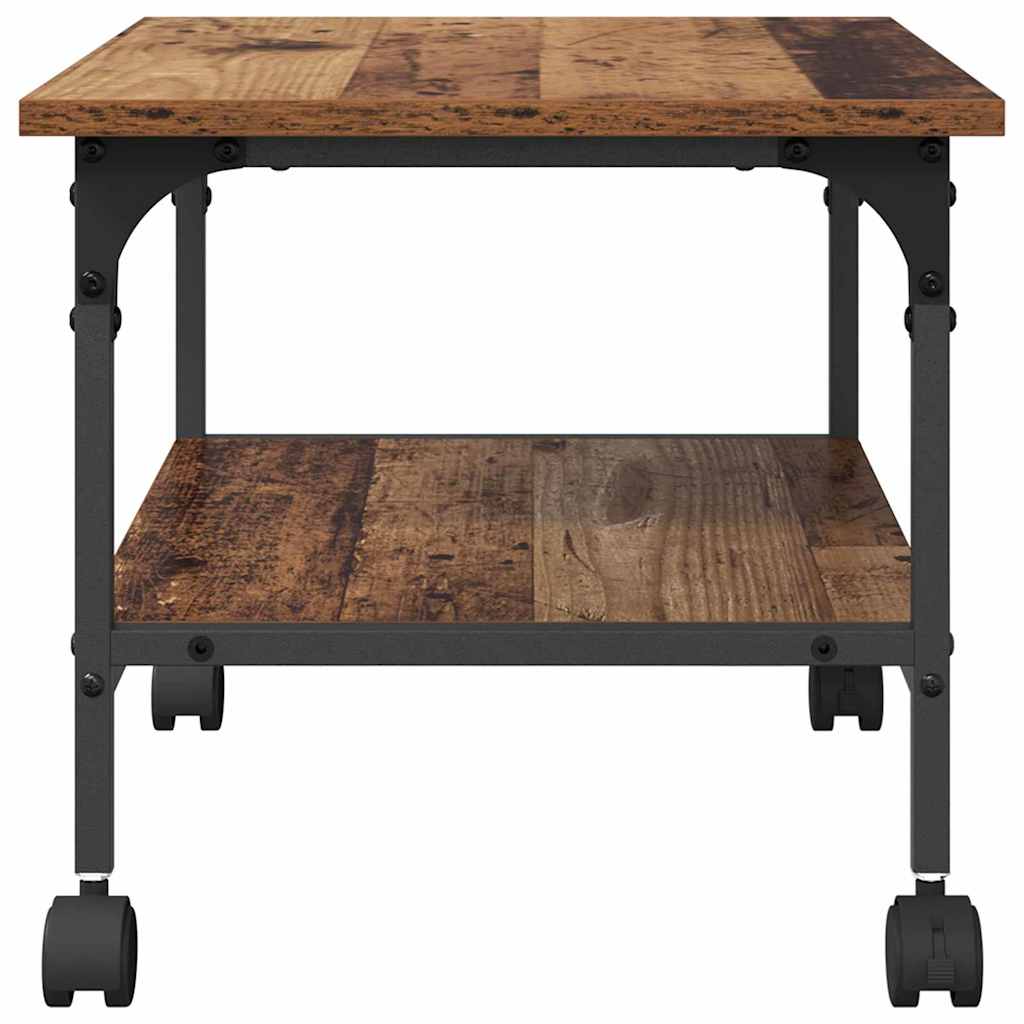 Printerstand Gammelt træ 50 x 40 x 38 cm Konstrueret træ