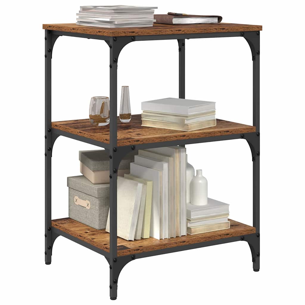 Printerstand Gammelt træ 50 x 41 x 75 cm Konstrueret træ