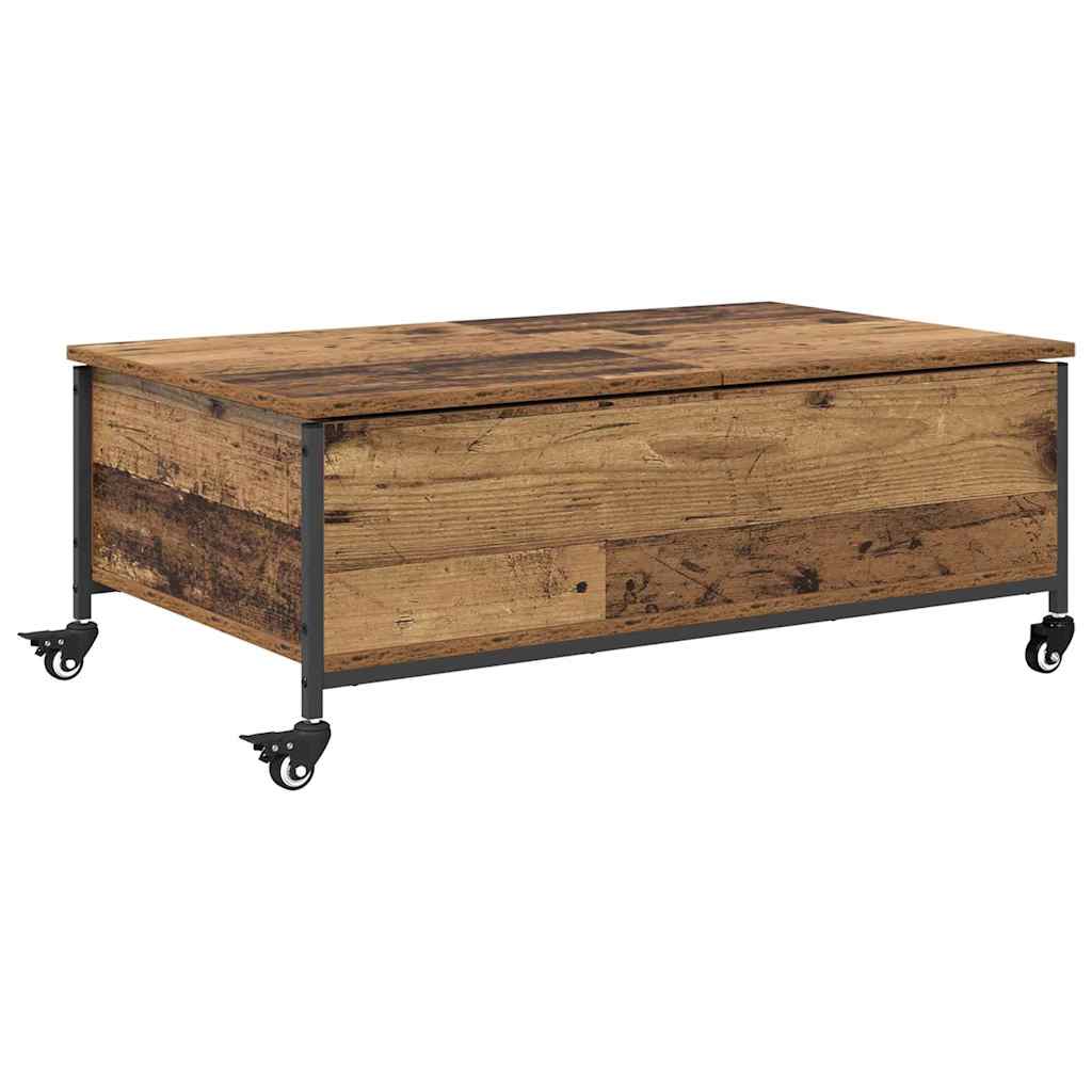 Sofabord Gammelt træ 91 x 55 x 32 cm Konstrueret træ