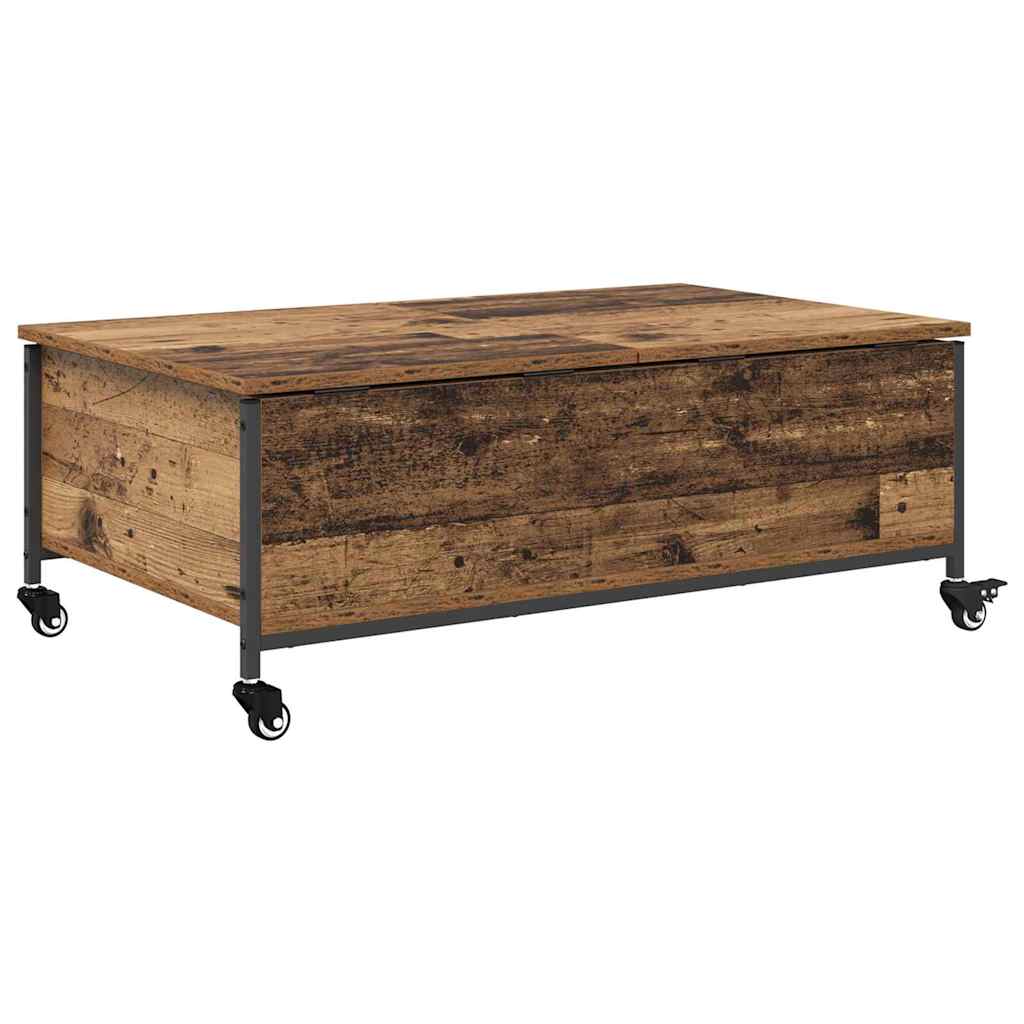 Sofabord Gammelt træ 91 x 55 x 32 cm Konstrueret træ