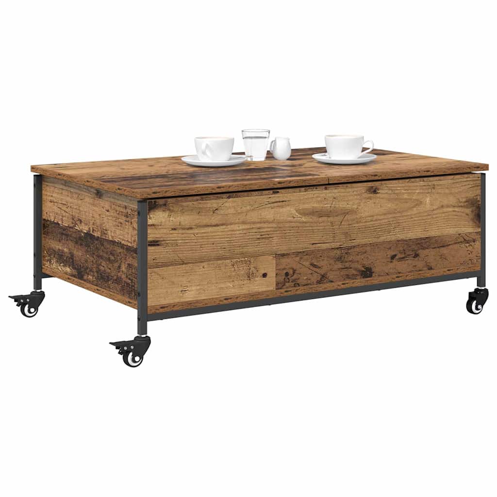 Sofabord Gammelt træ 91 x 55 x 32 cm Konstrueret træ