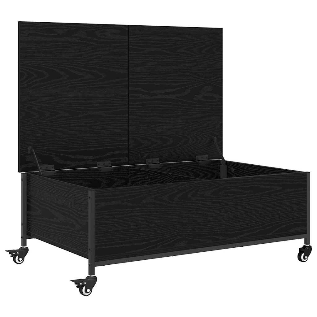 Sofabord Sort eg 91 x 55 x 32 cm Konstrueret træ