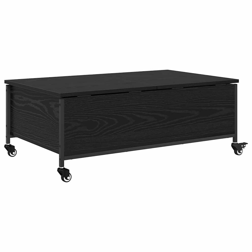 Sofabord Sort eg 91 x 55 x 32 cm Konstrueret træ
