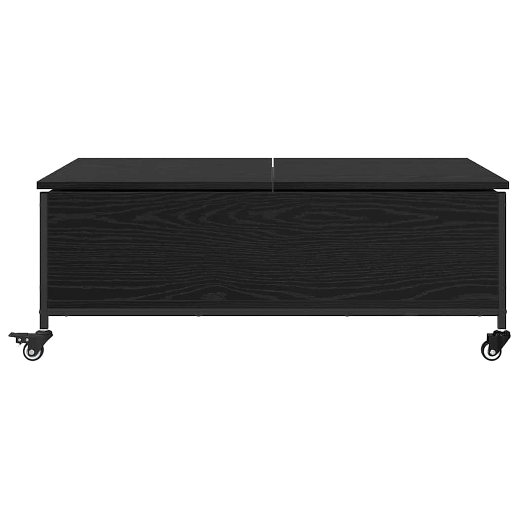 Sofabord Sort eg 91 x 55 x 32 cm Konstrueret træ