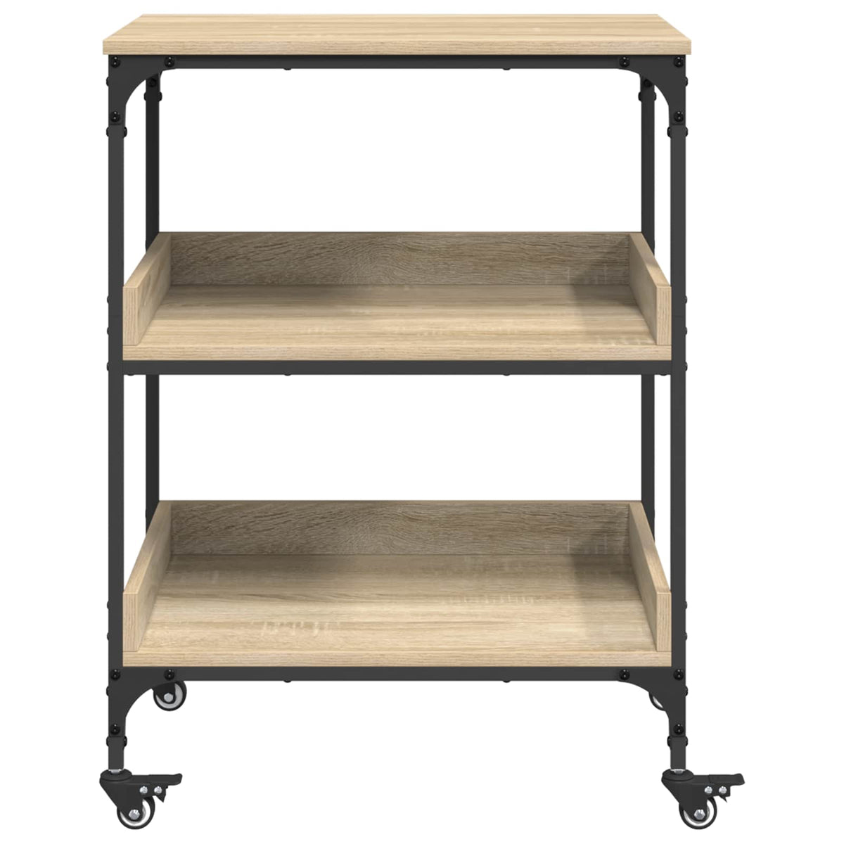 Køkkenvogn Sonoma eg 60 x 41 x 80,5 cm Konstrueret træ