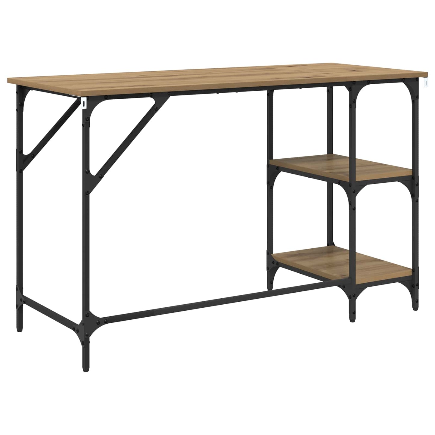 Bord Artisan Egetræ 120 x 50 x 75 cm Konstrueret træ