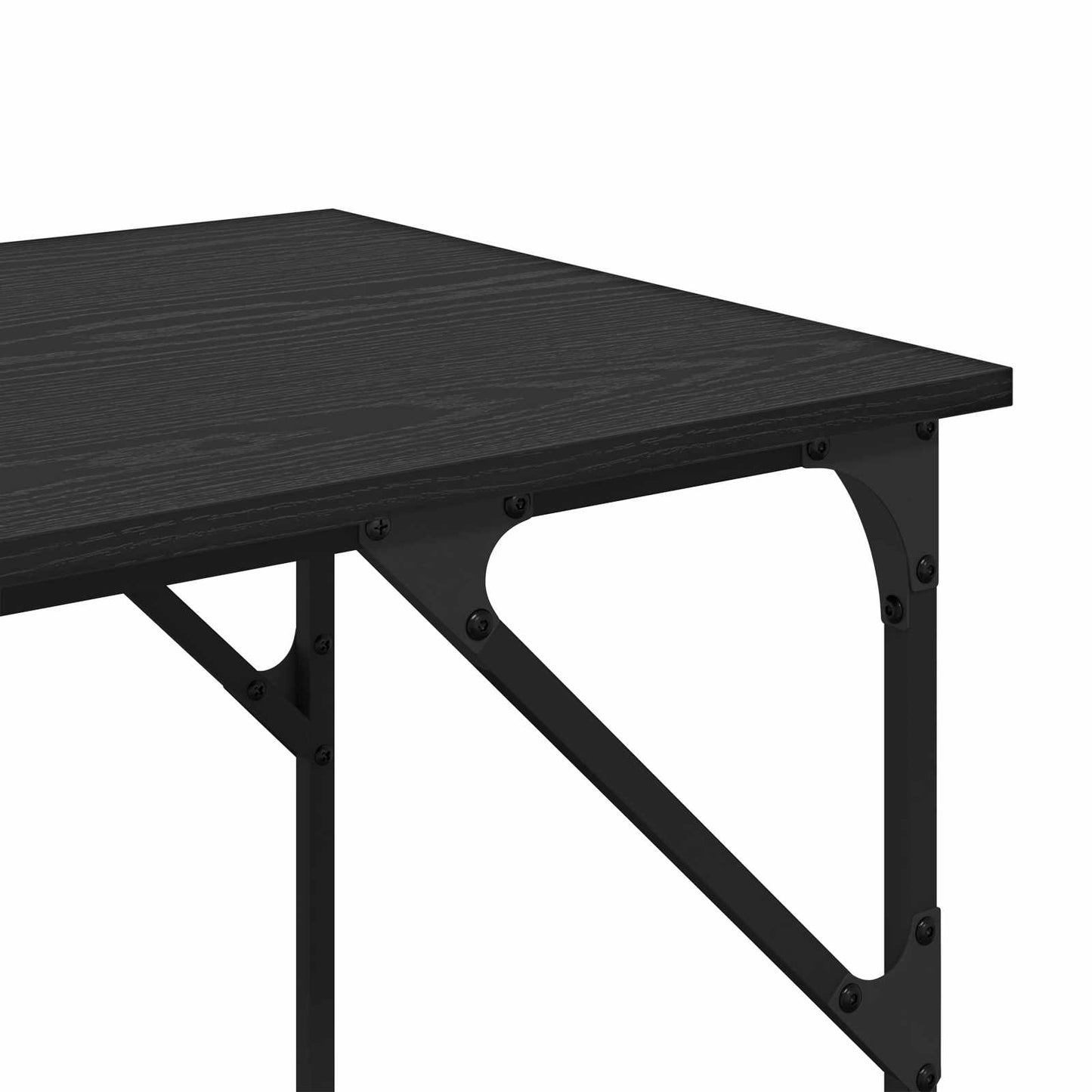 Bord Sort eg 120 x 50 x 75 cm Konstrueret træ